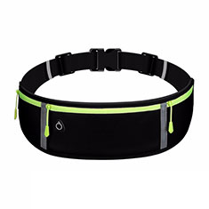 Universal Gym Sport Running Jog Belt Loop Strap Case L01 for Handy Zubehoer Selfie Sticks Stangen Black