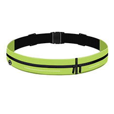 Universal Gym Sport Running Jog Belt Loop Strap Case L04 for Oppo A58 4G Green