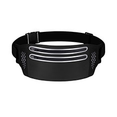 Universal Gym Sport Running Jog Belt Loop Strap Case L07 for Samsung Galaxy Duos i8262D Black