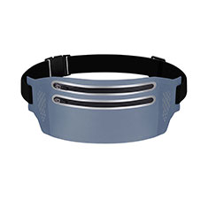 Universal Gym Sport Running Jog Belt Loop Strap Case L07 for Samsung Ativ S I8750 Gray