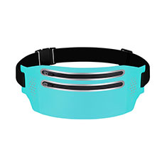 Universal Gym Sport Running Jog Belt Loop Strap Case L07 for Huawei Nova Smart Sky Blue