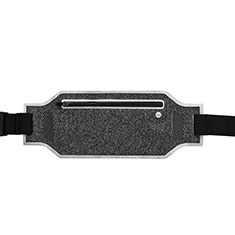 Universal Gym Sport Running Jog Belt Loop Strap Case L08 for Oppo A58 4G Black