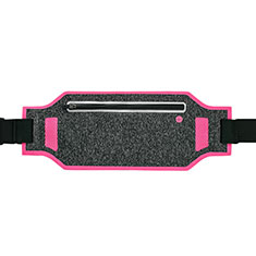 Universal Gym Sport Running Jog Belt Loop Strap Case L08 for Vivo V25 5G Hot Pink