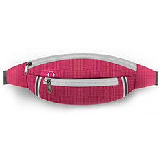 Universal Gym Sport Running Jog Belt Loop Strap Case L09 for Accessoires Telephone Bouchon Anti Poussiere Red