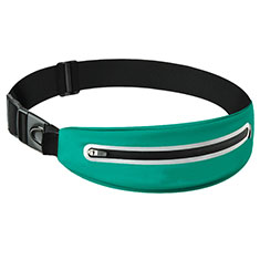 Universal Gym Sport Running Jog Belt Loop Strap Case L11 for Huawei Y7 Prime Green