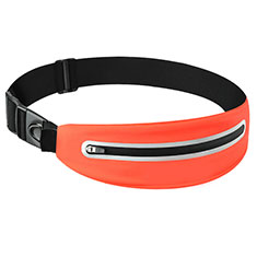 Universal Gym Sport Running Jog Belt Loop Strap Case L11 for Bq Vsmart joy 1 Plus Orange