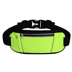 Universal Gym Sport Running Jog Belt Loop Strap Case S02 for Samsung Galaxy Ace 4 Style Lte G357fz Green