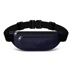 Universal Gym Sport Running Jog Belt Loop Strap Case S03 for HTC Desire 21 Pro 5G Blue