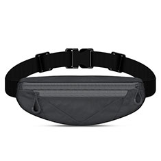 Universal Gym Sport Running Jog Belt Loop Strap Case S05 for Samsung Glaxy S9 Plus Dark Gray