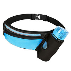 Universal Gym Sport Running Jog Belt Loop Strap Case S06 for Samsung Ativ S I8750 Sky Blue