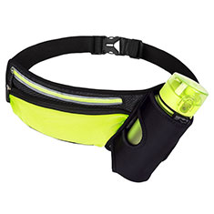 Universal Gym Sport Running Jog Belt Loop Strap Case S06 for Oppo Find N 5G Yellow
