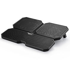 Universal Laptop Stand Notebook Holder Cooling Pad USB Fans 9 inch to 16 inch M06 for Huawei Honor MagicBook 14 Black