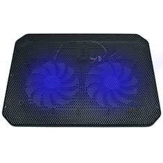 Universal Laptop Stand Notebook Holder Cooling Pad USB Fans 9 inch to 16 inch M20 for Apple MacBook Air 13 inch Black