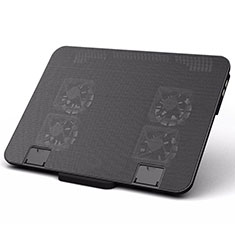 Universal Laptop Stand Notebook Holder Cooling Pad USB Fans 9 inch to 16 inch M21 for Huawei MateBook D14 (2020) Black