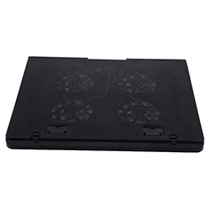 Universal Laptop Stand Notebook Holder Cooling Pad USB Fans 9 inch to 16 inch M22 for Apple MacBook Air 11 inch Black