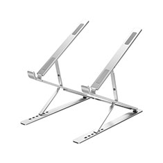Universal Laptop Stand Notebook Holder K09 for Samsung Galaxy Book S 13.3 SM-W767 Silver