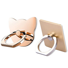 Universal Mobile Phone Finger Ring Stand Holder 2PCS for HTC One E8 Gold