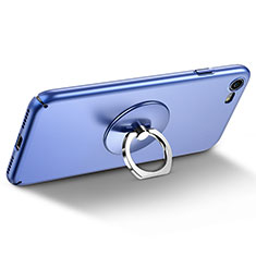 Universal Mobile Phone Finger Ring Stand Holder R01 for Wiko View 2 Pro Blue