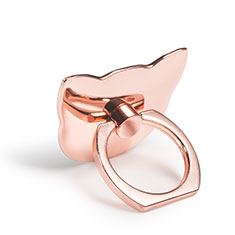 Universal Mobile Phone Finger Ring Stand Holder R04 for Sony Xperia C S39h Rose Gold