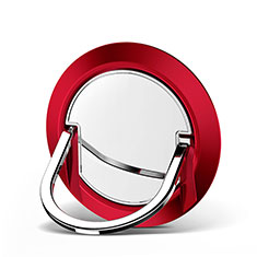 Universal Mobile Phone Finger Ring Stand Holder R08 for HTC Desire 21 Pro 5G Red