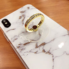 Universal Mobile Phone Finger Ring Stand Holder S15 for Vivo V25 Pro 5G Gold