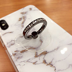 Universal Mobile Phone Finger Ring Stand Holder S15 for Motorola Moto G53j 5G Gray