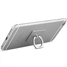 Universal Mobile Phone Finger Ring Stand Holder Z01 for Samsung Galaxy A8+ A8 2018 Duos A730f Silver