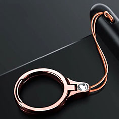Universal Mobile Phone Finger Ring Stand Holder Z03 for Sony Xperia 10 IV Rose Gold