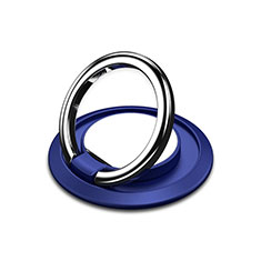 Universal Mobile Phone Magnetic Finger Ring Stand Holder H10 for Vivo V25e Blue