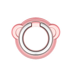 Universal Mobile Phone Magnetic Finger Ring Stand Holder H16 for Xiaomi Redmi Note 3 Pro Pink