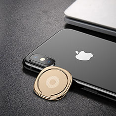 Universal Mobile Phone Magnetic Finger Ring Stand Holder Z02 for Oppo R15X Gold