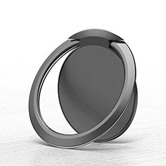 Universal Mobile Phone Magnetic Finger Ring Stand Holder Z03 for Samsung Galaxy S6 Edge+ Plus Black