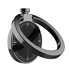 Universal Mobile Phone Magnetic Finger Ring Stand Holder Z05 for Huawei Nova 11 Black