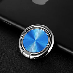 Universal Mobile Phone Magnetic Finger Ring Stand Holder Z11 for Wiko U Feel Prime Blue