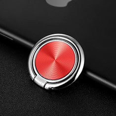 Universal Mobile Phone Magnetic Finger Ring Stand Holder Z11 for HTC Desire 21 Pro 5G Red