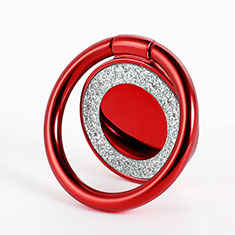 Universal Mobile Phone Magnetic Finger Ring Stand Holder Z15 for Samsung Glaxy S9 Plus Red