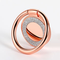 Universal Mobile Phone Magnetic Finger Ring Stand Holder Z15 for Sony Xperia C S39h Rose Gold