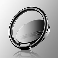 Universal Mobile Phone Magnetic Finger Ring Stand Holder Z16 for HTC Desire 19 Plus Black