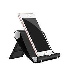 Universal Mobile Phone Stand Smartphone Holder for Desk for Sharp Aquos R7s Black