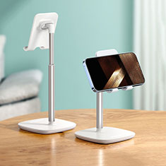 Universal Mobile Phone Stand Smartphone Holder for Desk N05 for Vivo Y02 Silver