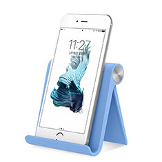 Universal Mobile Phone Stand Smartphone Holder for Desk for Samsung Galaxy S Duos S7562 Sky Blue