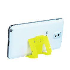 Universal Mobile Phone Stand Smartphone Holder for Desk T04 for Motorola Moto G53j 5G Yellow