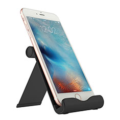 Universal Mobile Phone Stand Smartphone Holder for Desk T07 for Sharp Aquos R7s Black