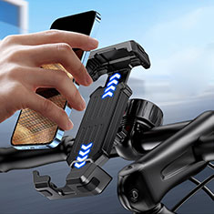 Universal Motorcycle Phone Mount Bicycle Clip Holder Bike U Smartphone Surpport for Oppo A53 5G Black