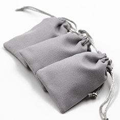 Universal Sleeve Velvet Bag Slip Cover S01 for Samsung Galaxy Trend 2 Lite SM-G318h Red