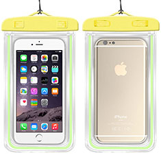 Universal Waterproof Case Dry Bag Underwater Shell W01 for Oppo A57 4G Yellow