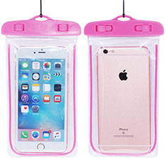 Universal Waterproof Cover Dry Bag Underwater Pouch W01 for Samsung Wave Y S5380 Hot Pink