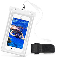 Universal Waterproof Cover Dry Bag Underwater Pouch W03 for Motorola Moto Edge X30 Pro 5G White