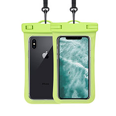 Universal Waterproof Cover Dry Bag Underwater Pouch W07 for Accessoires Telephone Casques Ecouteurs Green