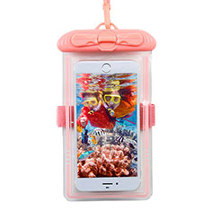 Universal Waterproof Cover Dry Bag Underwater Pouch W11 for Samsung S5750 Wave 575 Pink